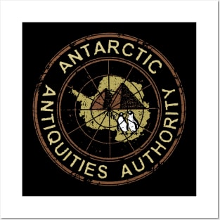 Antarctic Antiquities Authority - Roundel (black only) Posters and Art